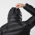 K Down Jkt W - Black