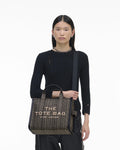 The Jacquard Medium Tote - Beige Multi