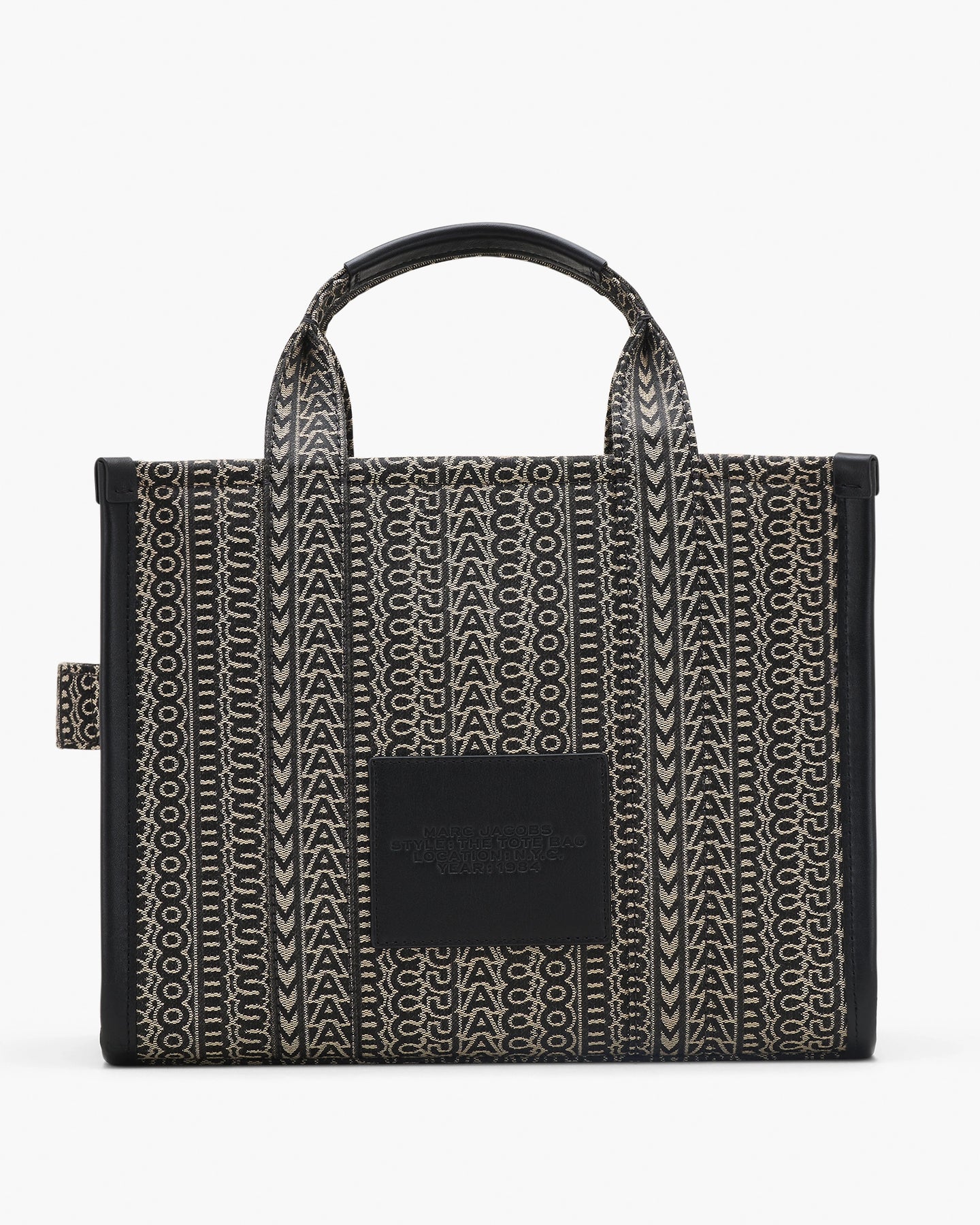 The Jacquard Medium Tote - Beige Multi