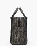 The Jacquard Medium Tote - Beige Multi