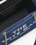 The Denim Chain Medium Tote - Dark Wash