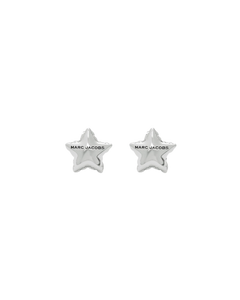 Balloon Star Earrings - Light Antique Silver