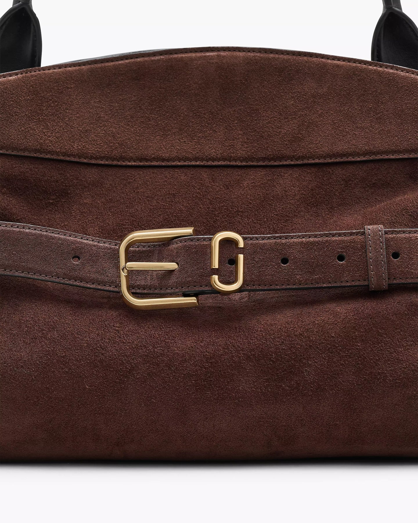 The Suede Dakota Satchel - Mörkbrun