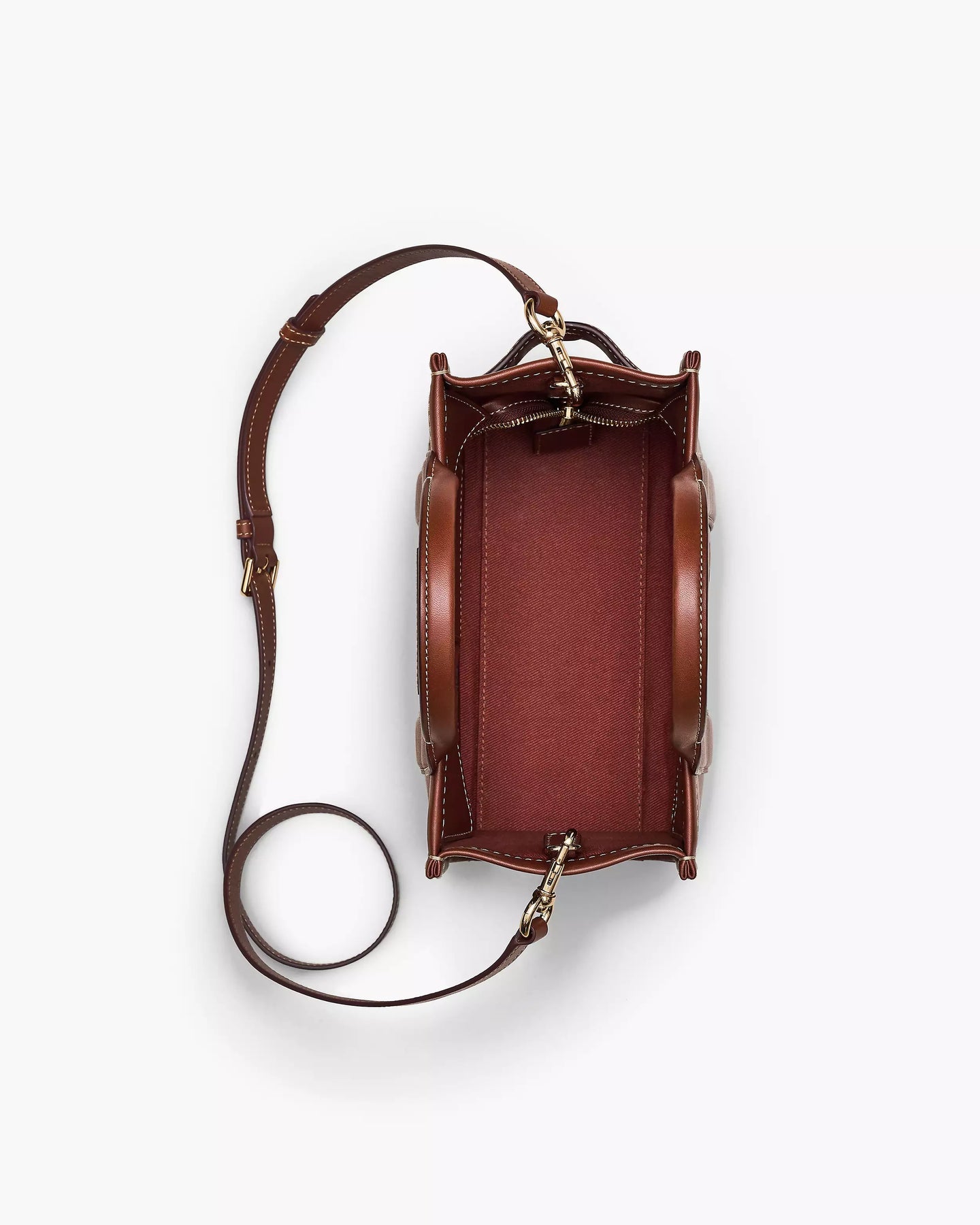 The APC Leather Small Tote - Hazelnut