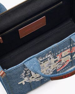 The APC Denim Medium Tote - Washed Indigo