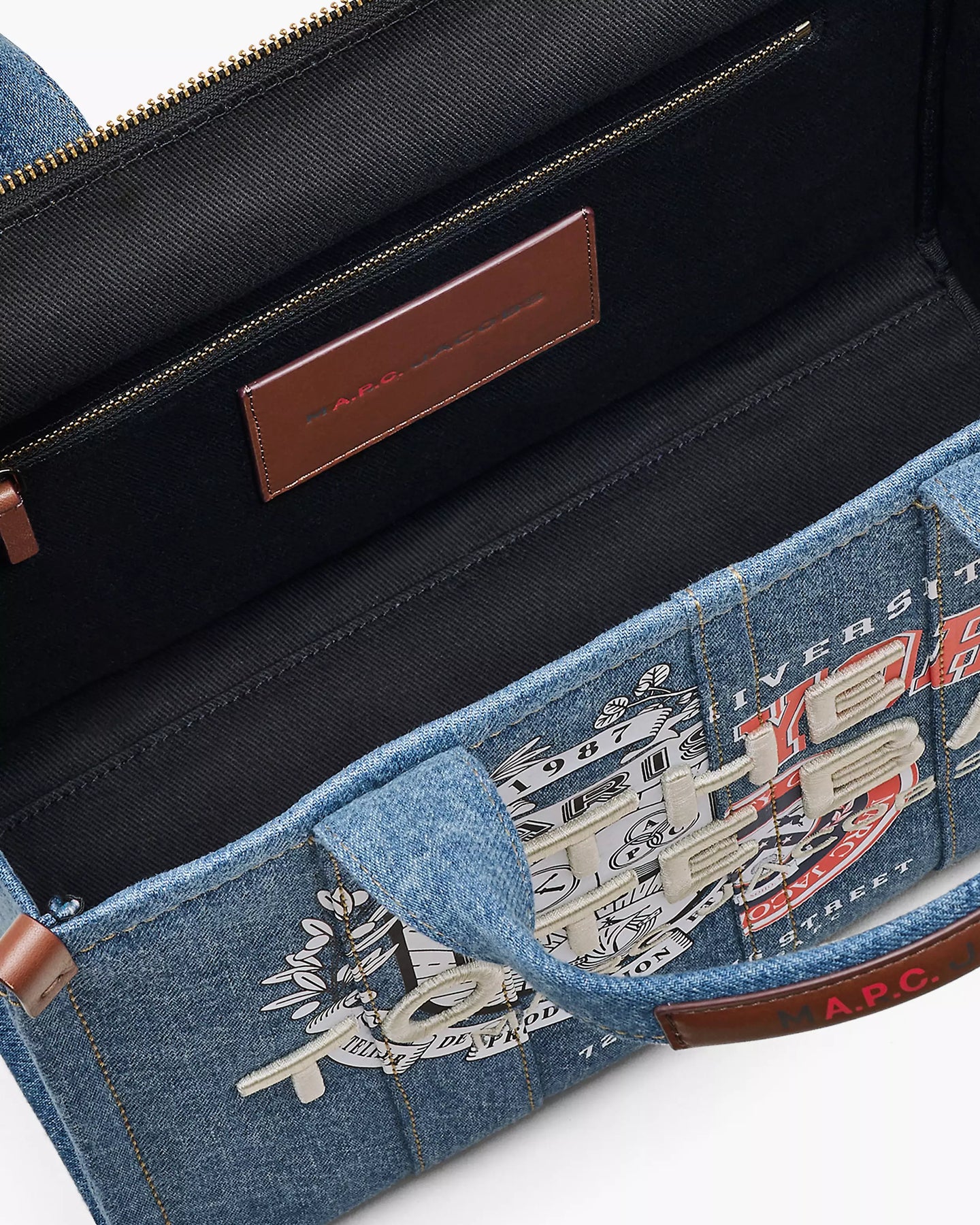 The APC Denim Medium Tote - Washed Indigo