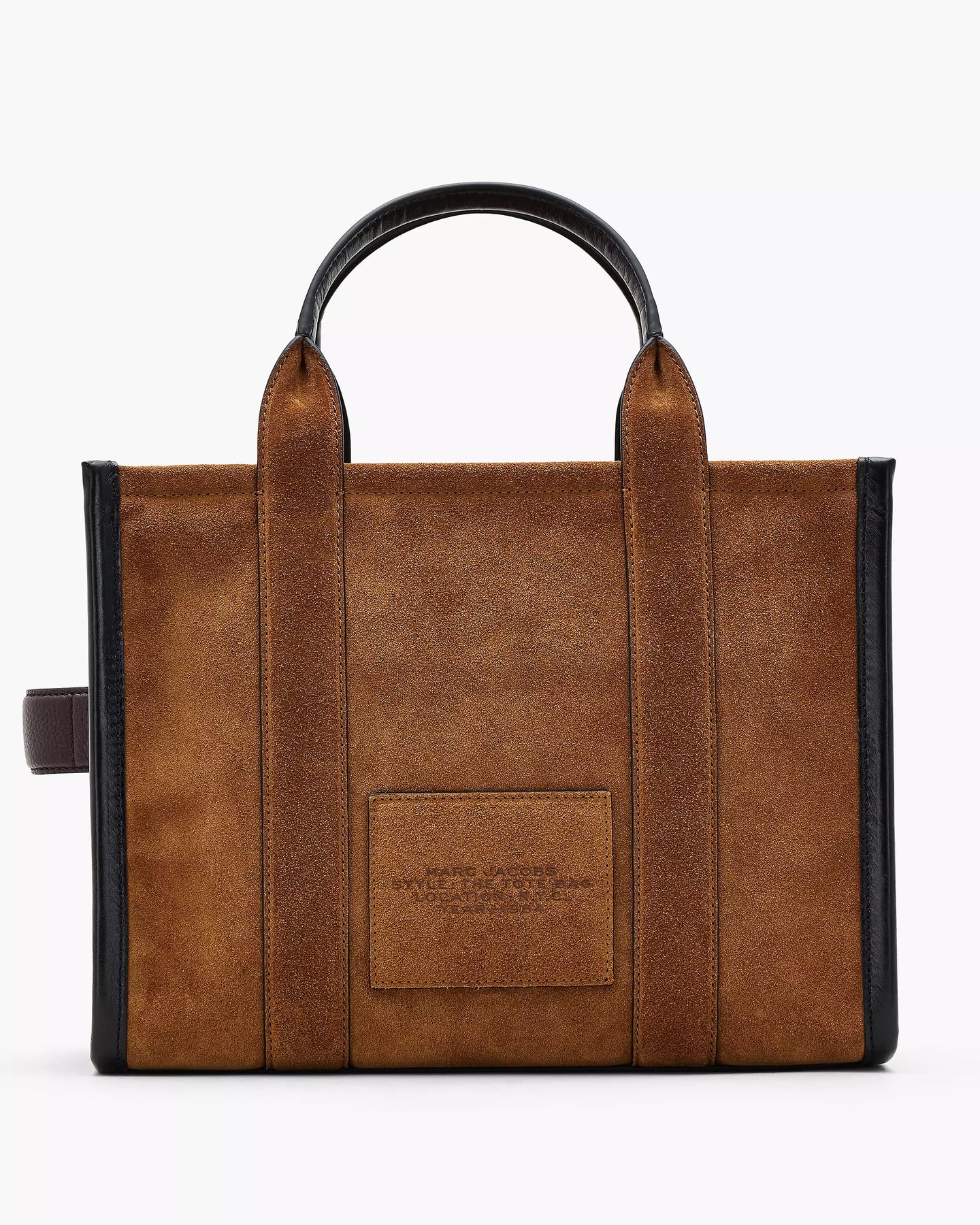 The Suede Leather Medium Tote - Koppar
