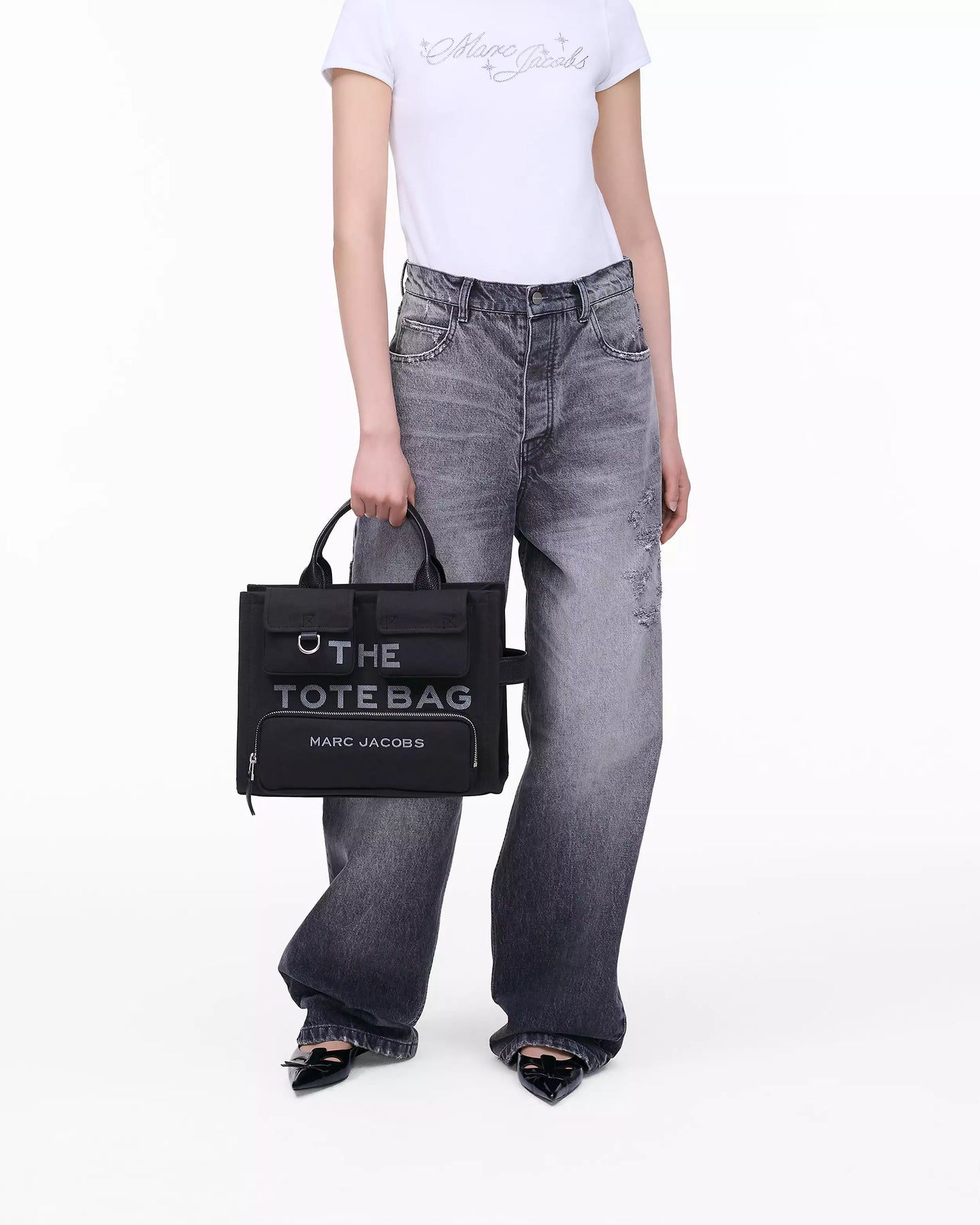 The Medium Pocket Tote - Svart