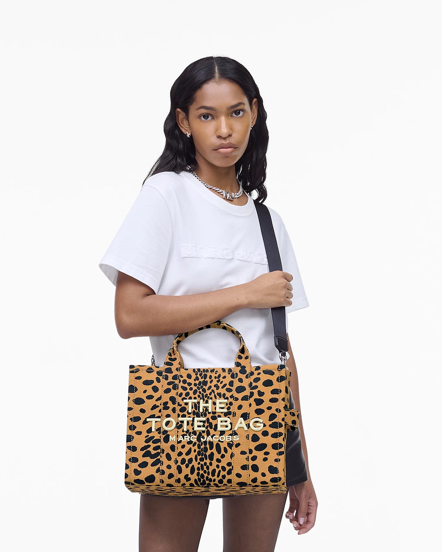 Marc Jacobs The Cheetah Canvas Medium Tote Väska