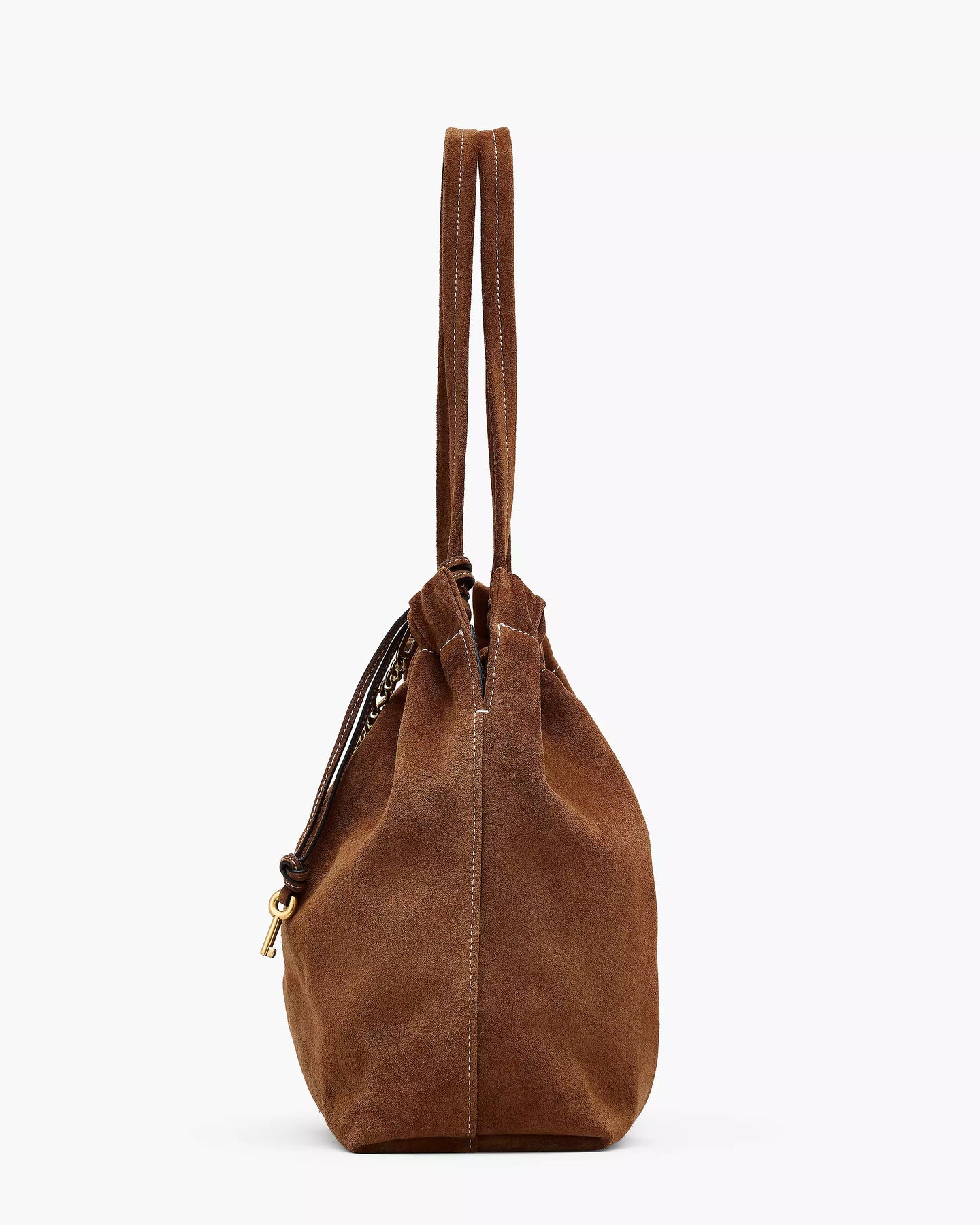 The Cristina Suede Tote - Koppar