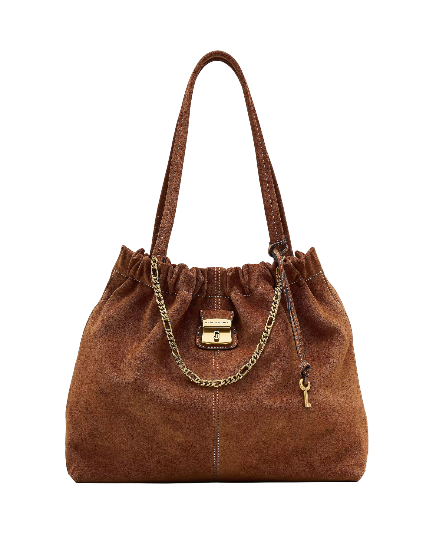 The Cristina Suede Tote - Koppar