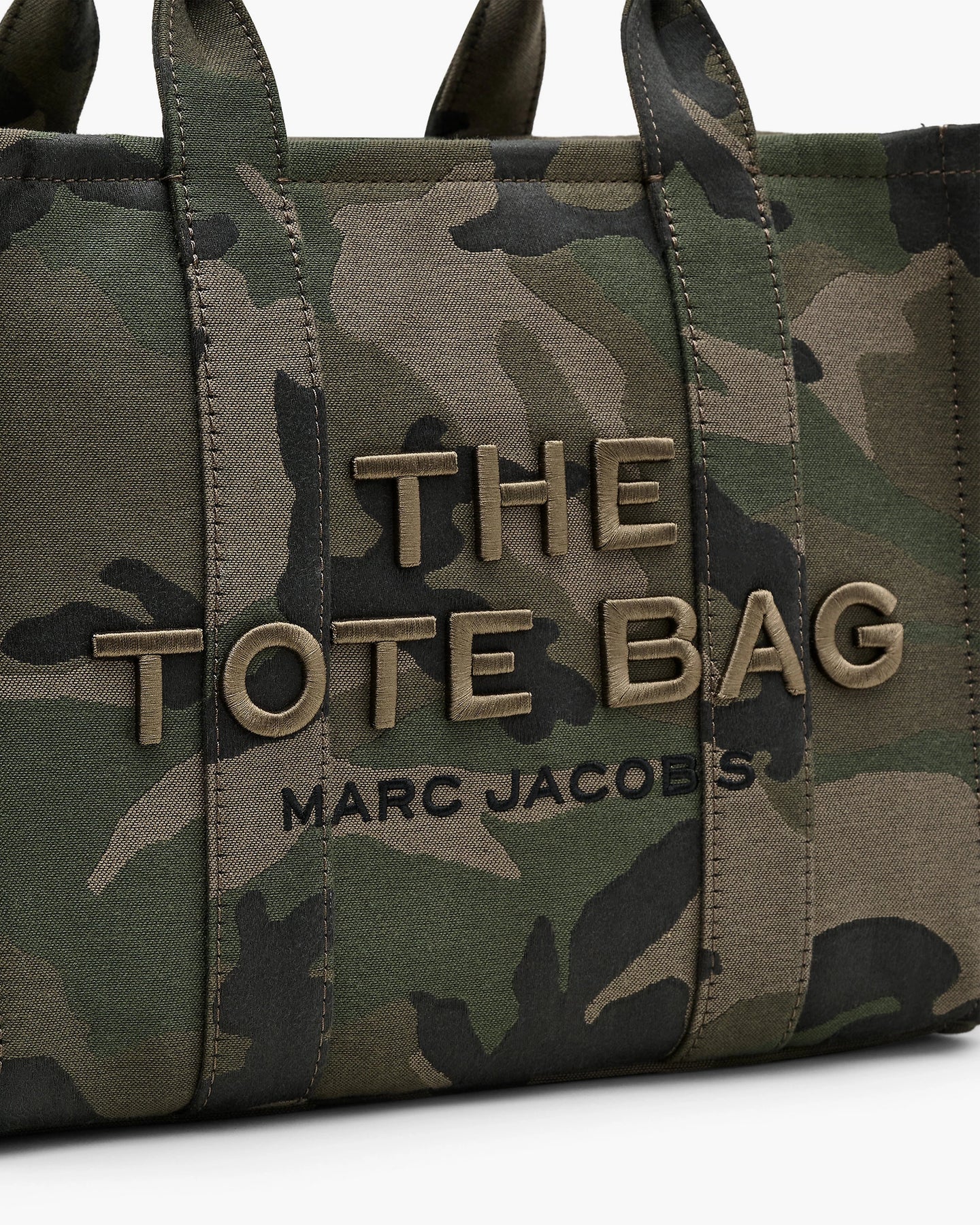 The Camo Jacquard Medium Tote - Camo Multi