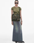The Camo Jacquard Medium Tote - Camo Multi