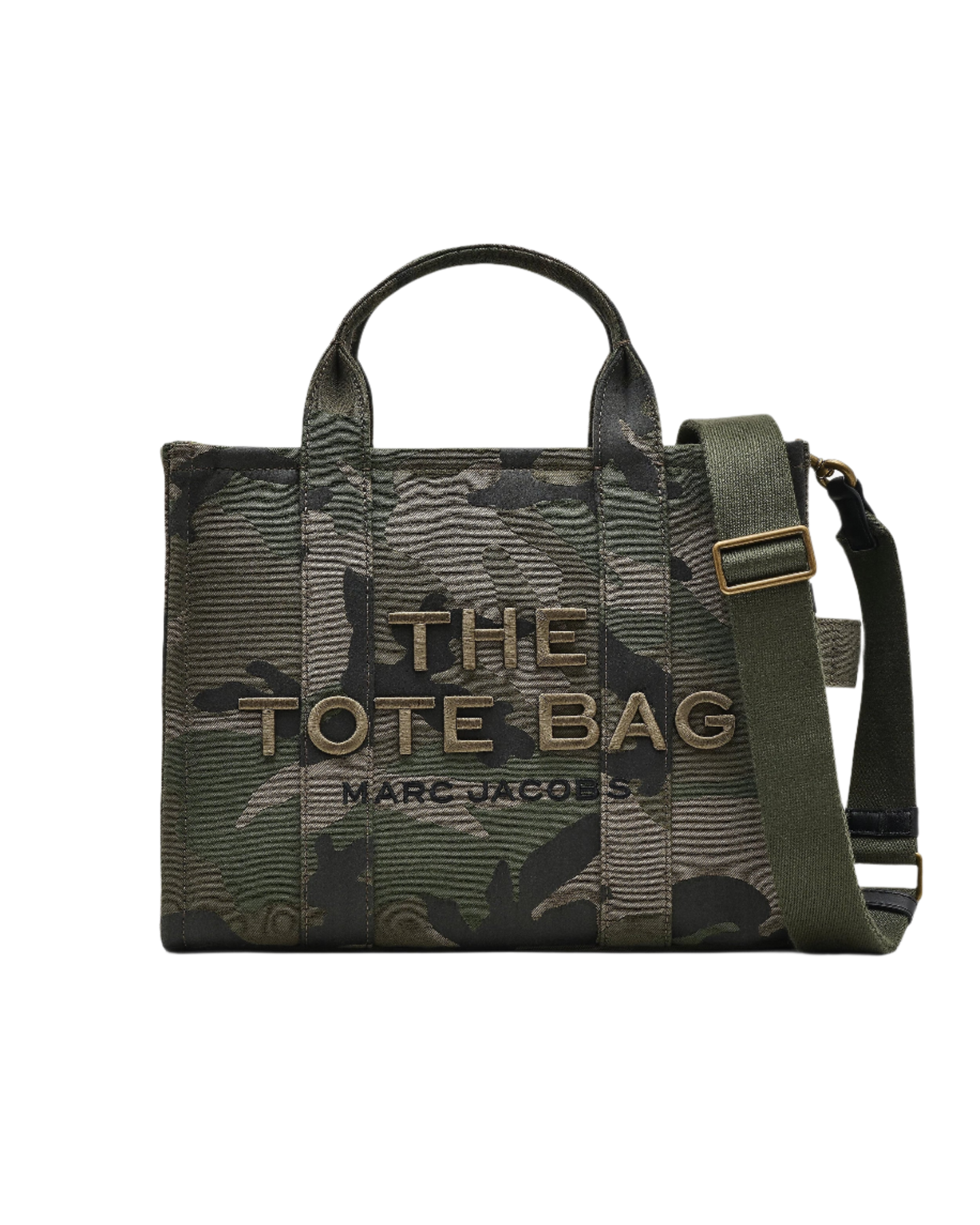 The Camo Jacquard Medium Tote - Camo Multi