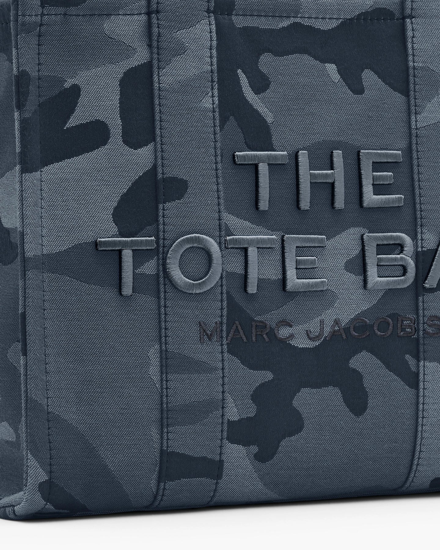 The Camo Jacquard Medium Tote - Blue Multi