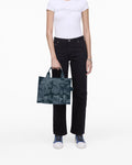 The Camo Jacquard Medium Tote - Blue Multi