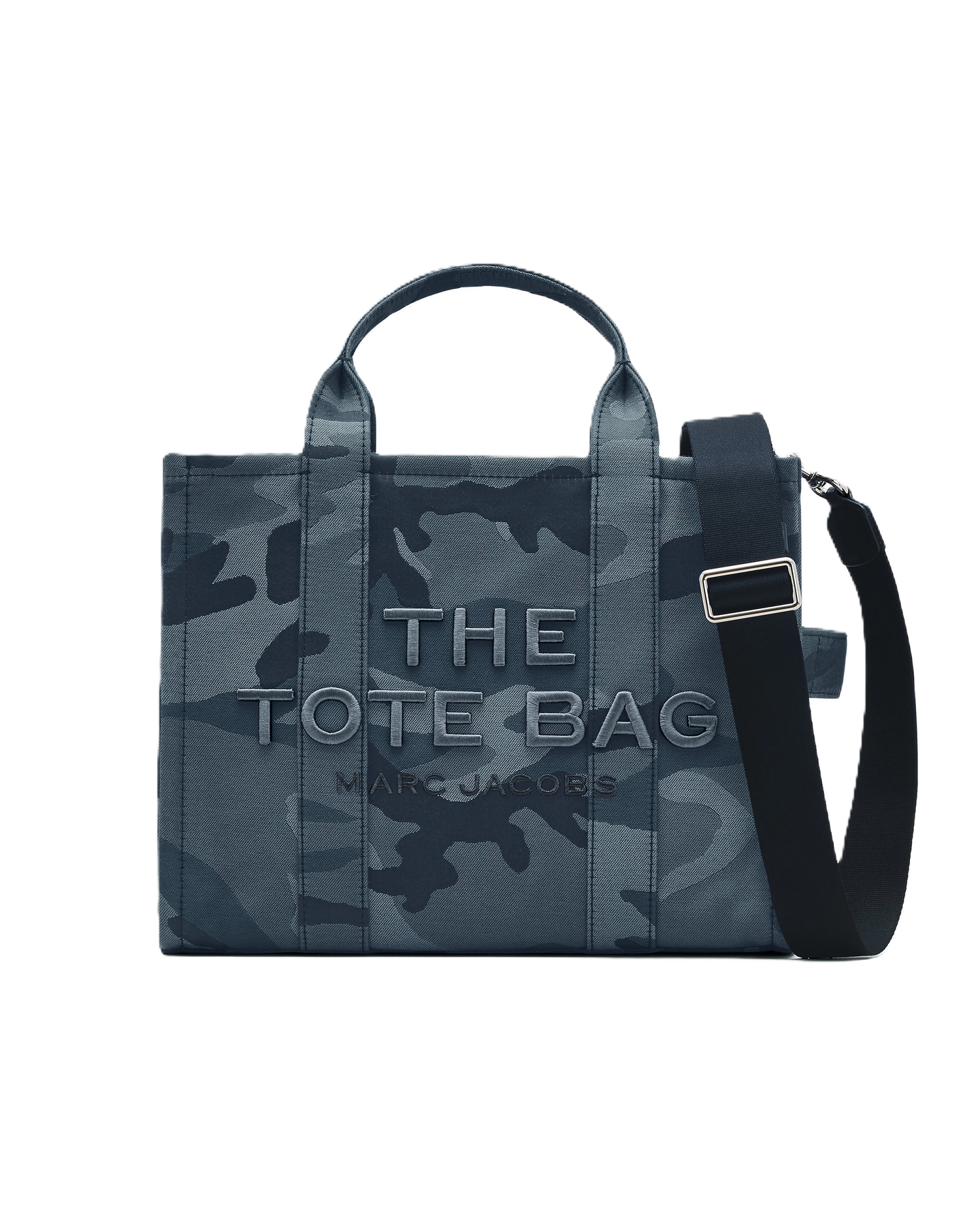 The Camo Jacquard Medium Tote - Blue Multi