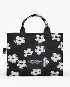 The Canvas Medium Tote - Black/White