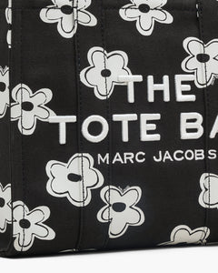 The Canvas Medium Tote - Black/White