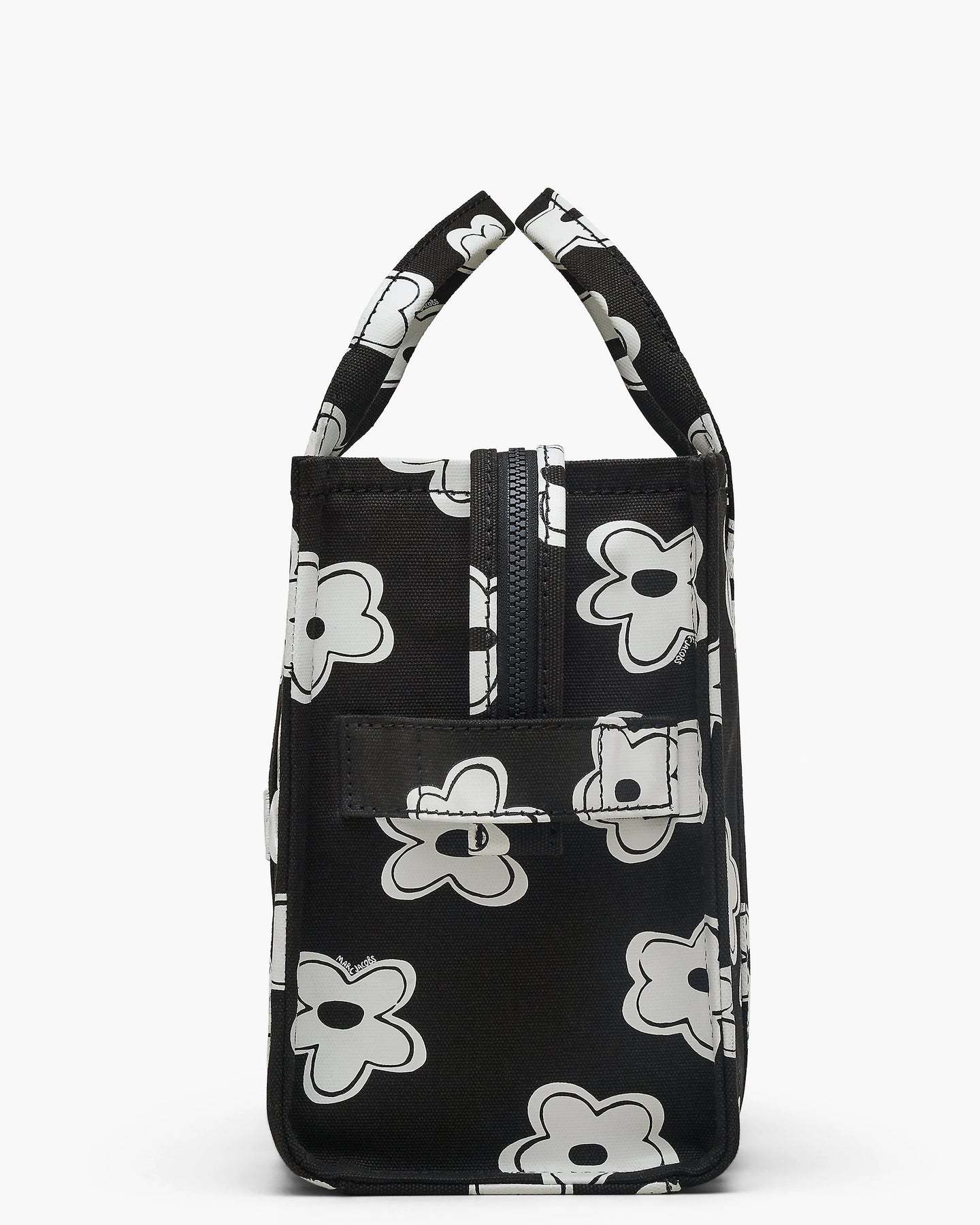 The Canvas Medium Tote - Black/White