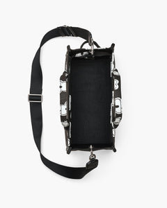 The Canvas Medium Tote - Black/White