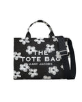 The Canvas Medium Tote - Black/White