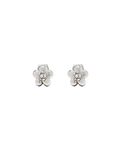 Daisy Micro Earrings - Silver/Crystal