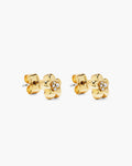 Daisy Micro Örhängen - Guld/Kristall