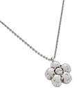 Daisy Balloon halsband - Light Antique Silver