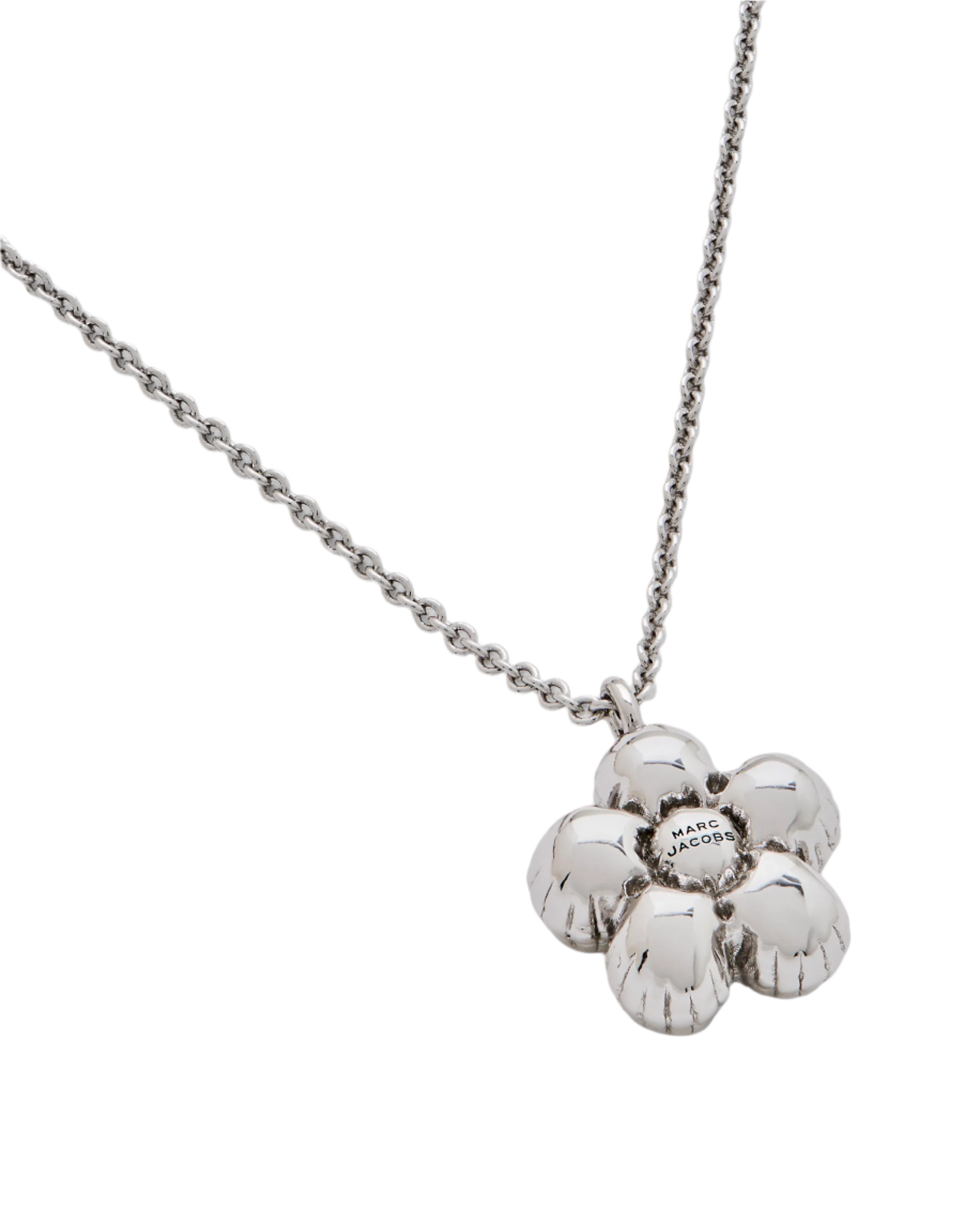 Daisy Balloon halsband - Light Antique Silver