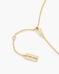 Daisy Balloon Necklace - Ljus Antikguld