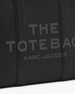 The Leather Medium Tote - Black