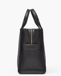 The Leather Medium Tote - Svart