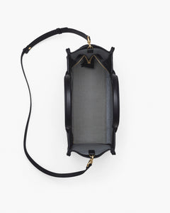 The Leather Medium Tote - Black