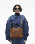 The Leather Medium Tote - Argan Oil