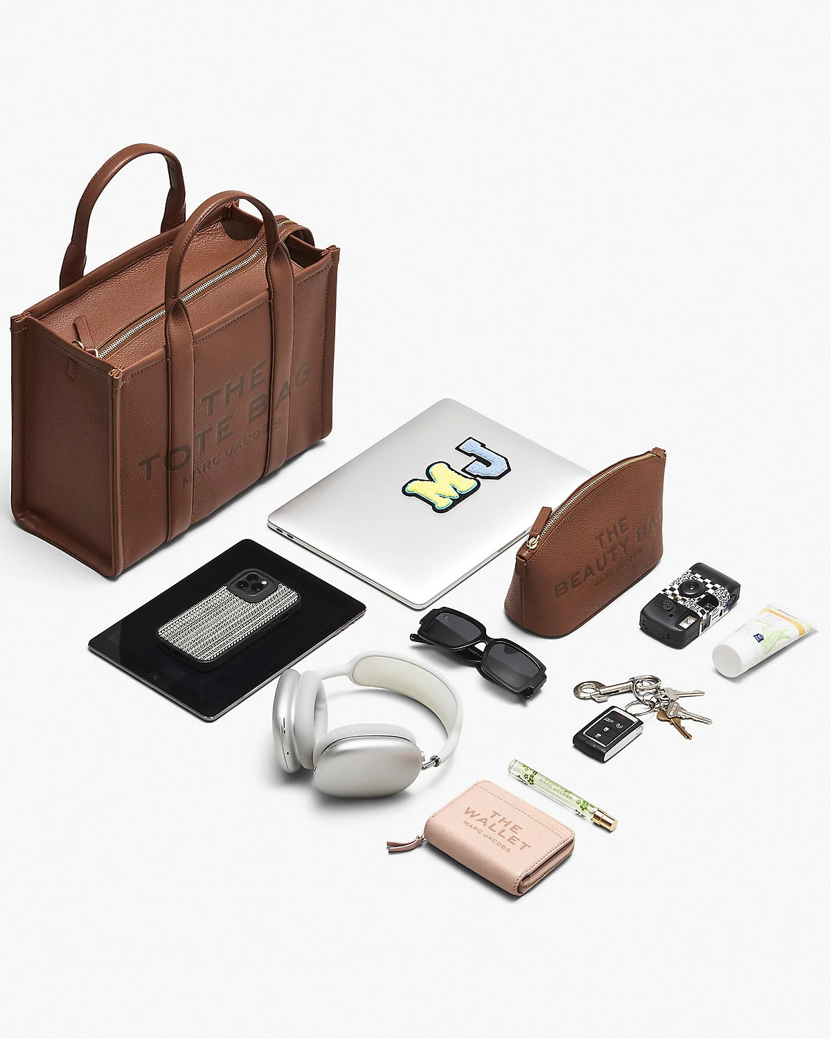 The Leather Medium Tote - Argan Oil