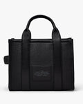 The Leather Small Tote - Svart
