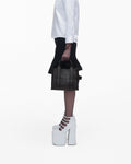 The Leather Small Tote - Svart