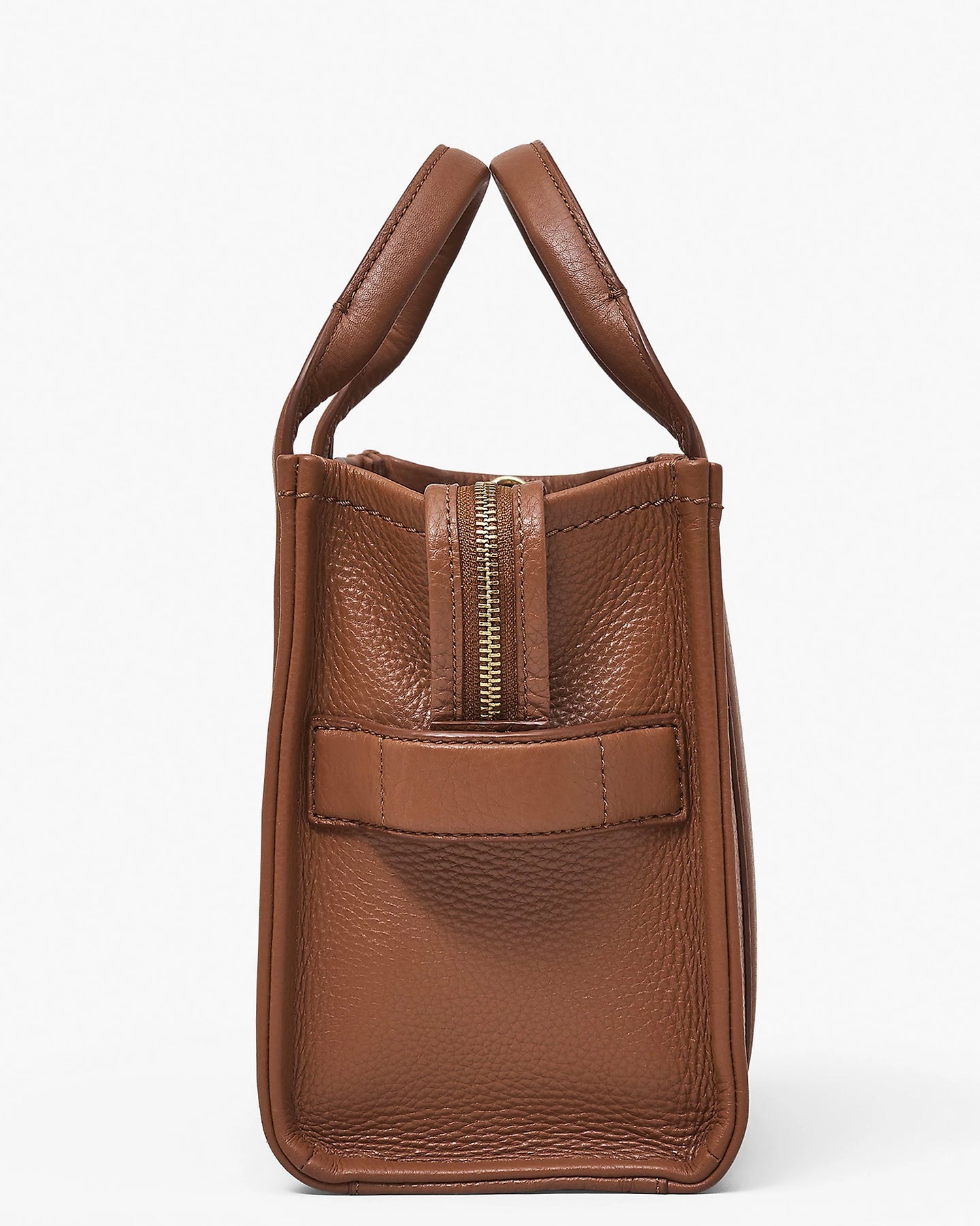 The Leather Small Tote - Argan Oil