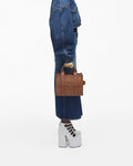 The Leather Small Tote - Argan Oil