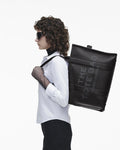 The Leather Large Tote - Svart