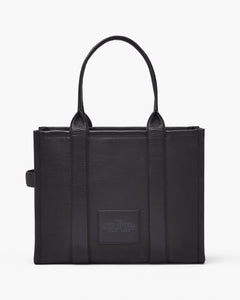 The Leather Large Tote - Black