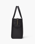 The Leather Large Tote - Svart