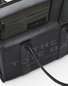 The Leather Large Tote - Black