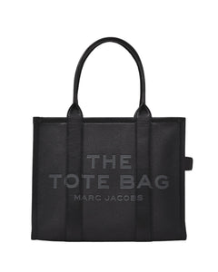 The Leather Large Tote - Black