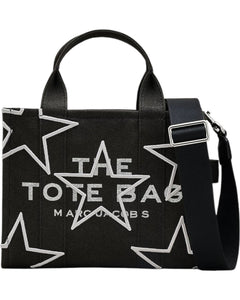 The Small Star Canvas Tote - Black
