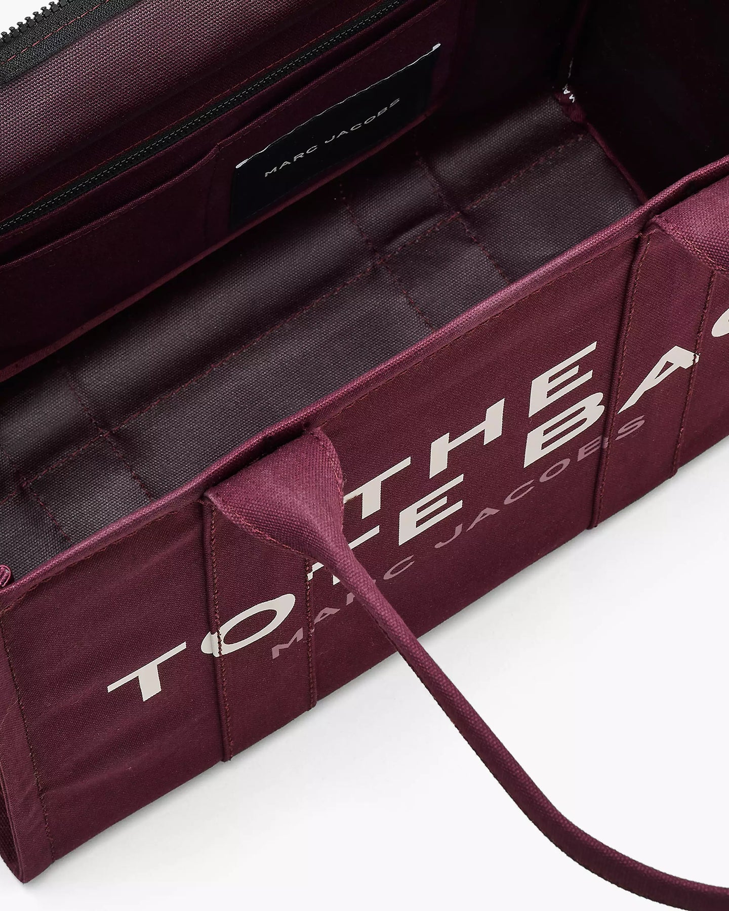 The Canvas Large Tote - Dark Plum