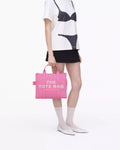 The Canvas Medium Tote - Bow Pink