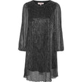 Fiba Dress - Black/Silver