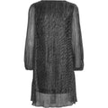 Fiba Dress - Black/Silver